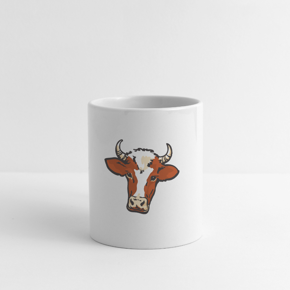 Stier Keramiktasse - white