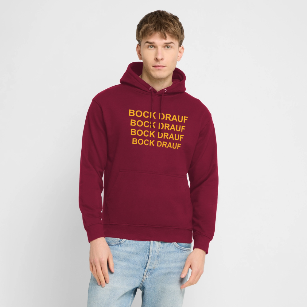 BOCK DRAUF Hoodie - bordeaux