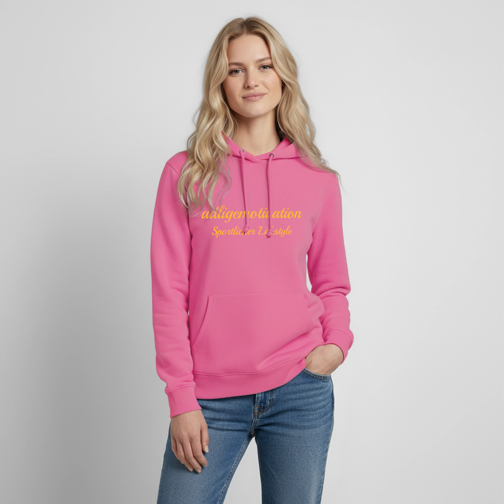sportlicher Lifestyle Hoodie - pink
