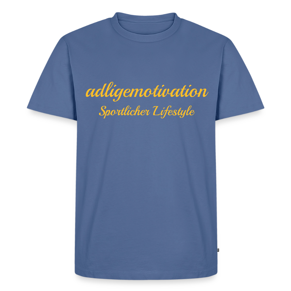 Sportlicher Lifestyle Premium T-Shirt - stone blue