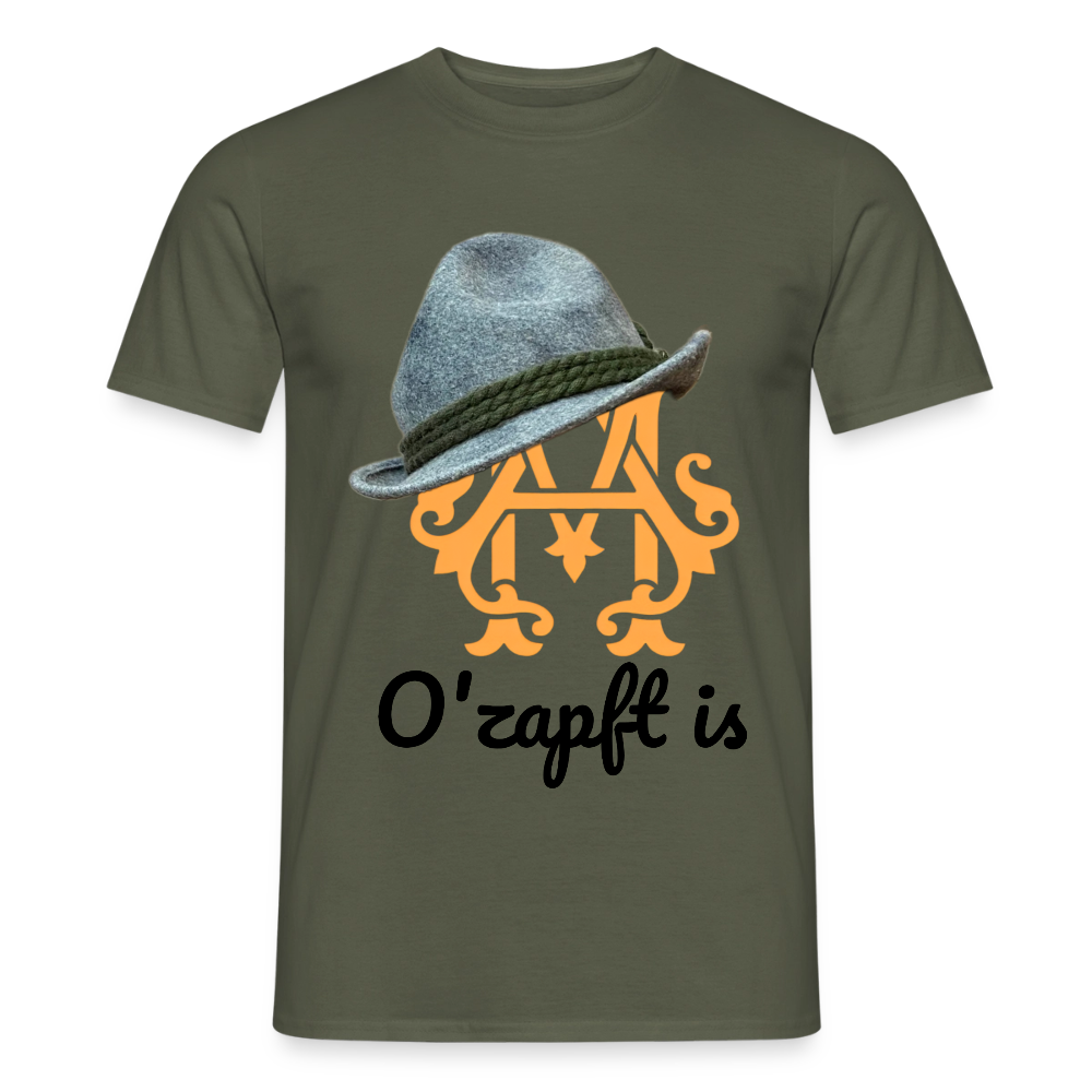 O´zapft is T-Shirt - military green
