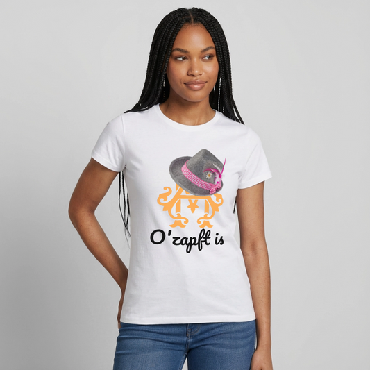 O´zapft is T-Shirt - white