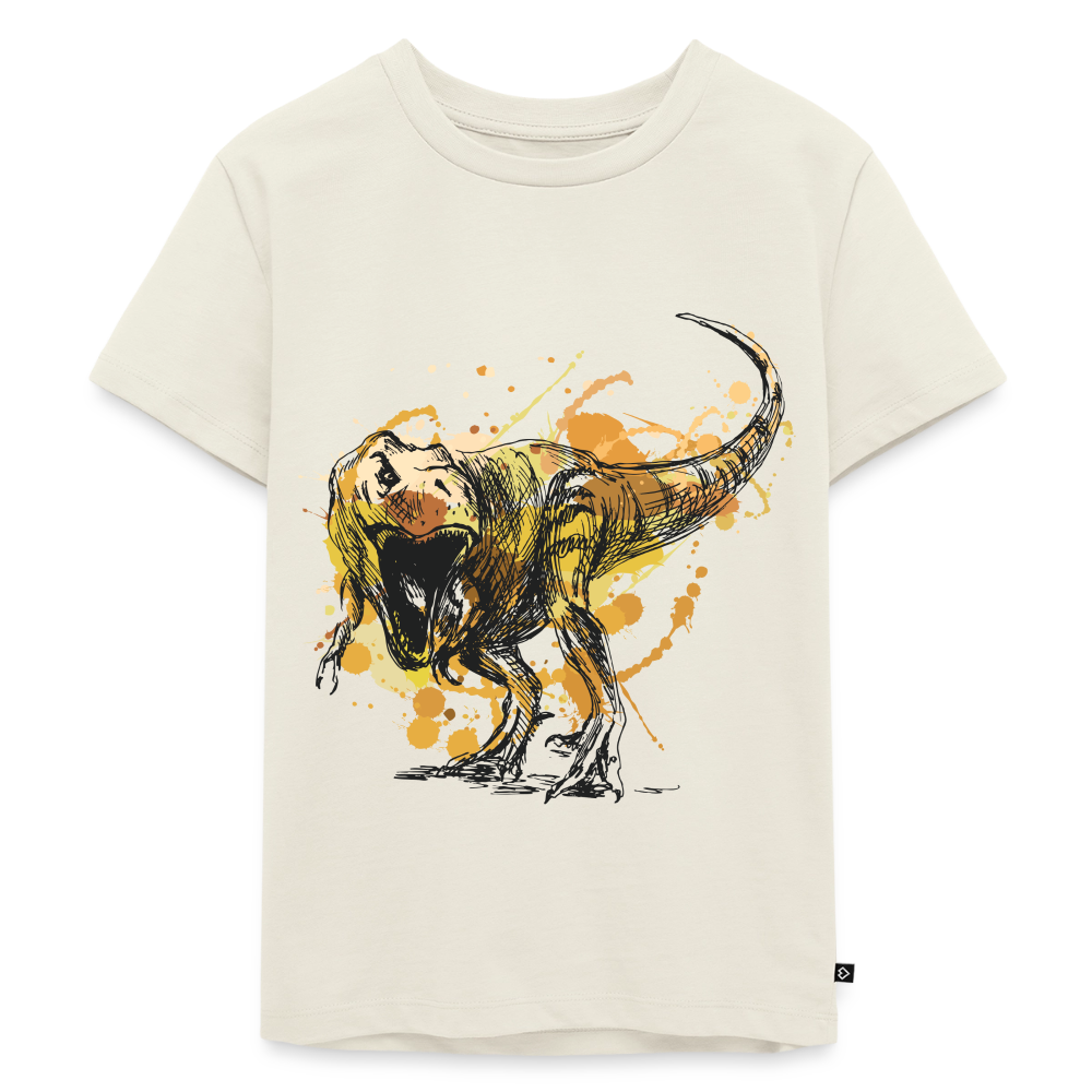 Dinosaurier Premium Kinder T-Shirt - off white