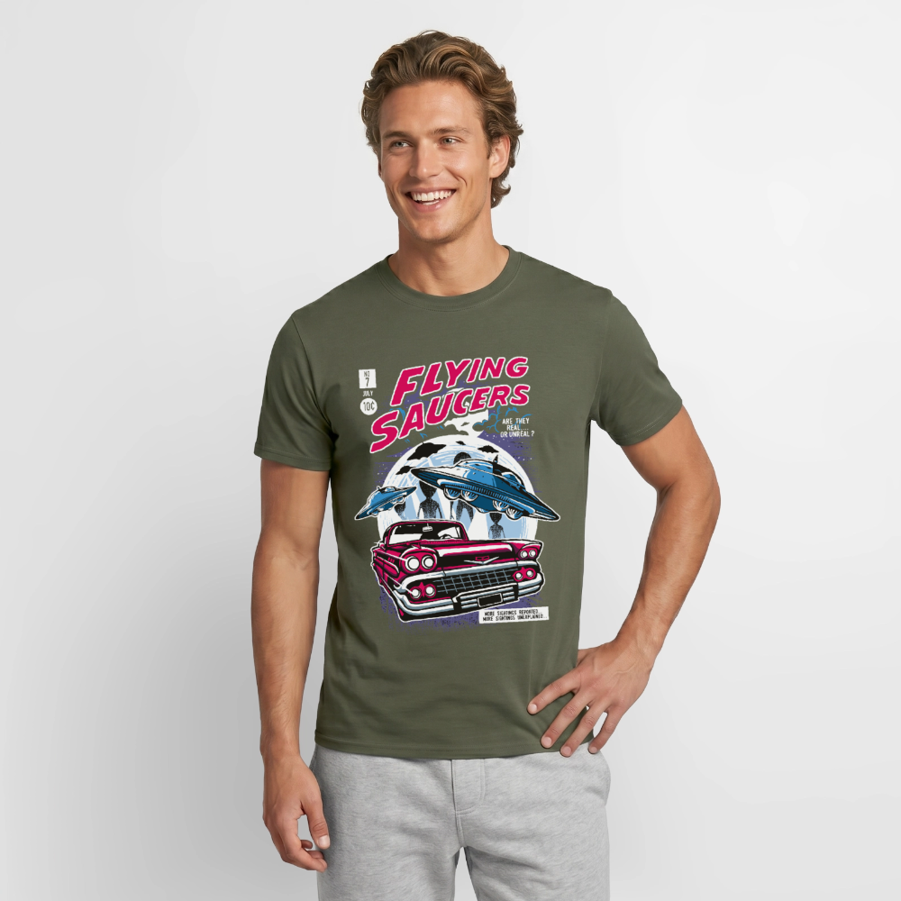 FLYING SAUCERS  T-Shirt - military green