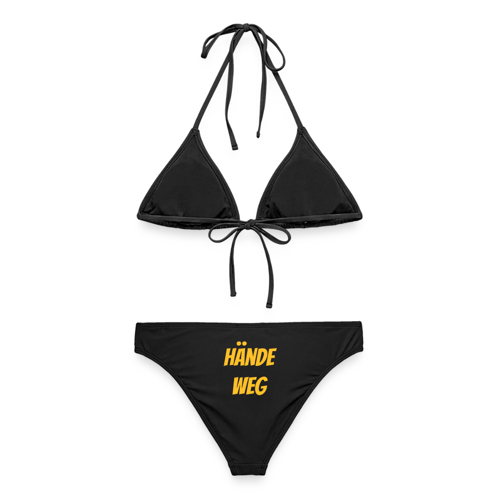 Gym Mausi "HÄNDE WEG" Bikini - black