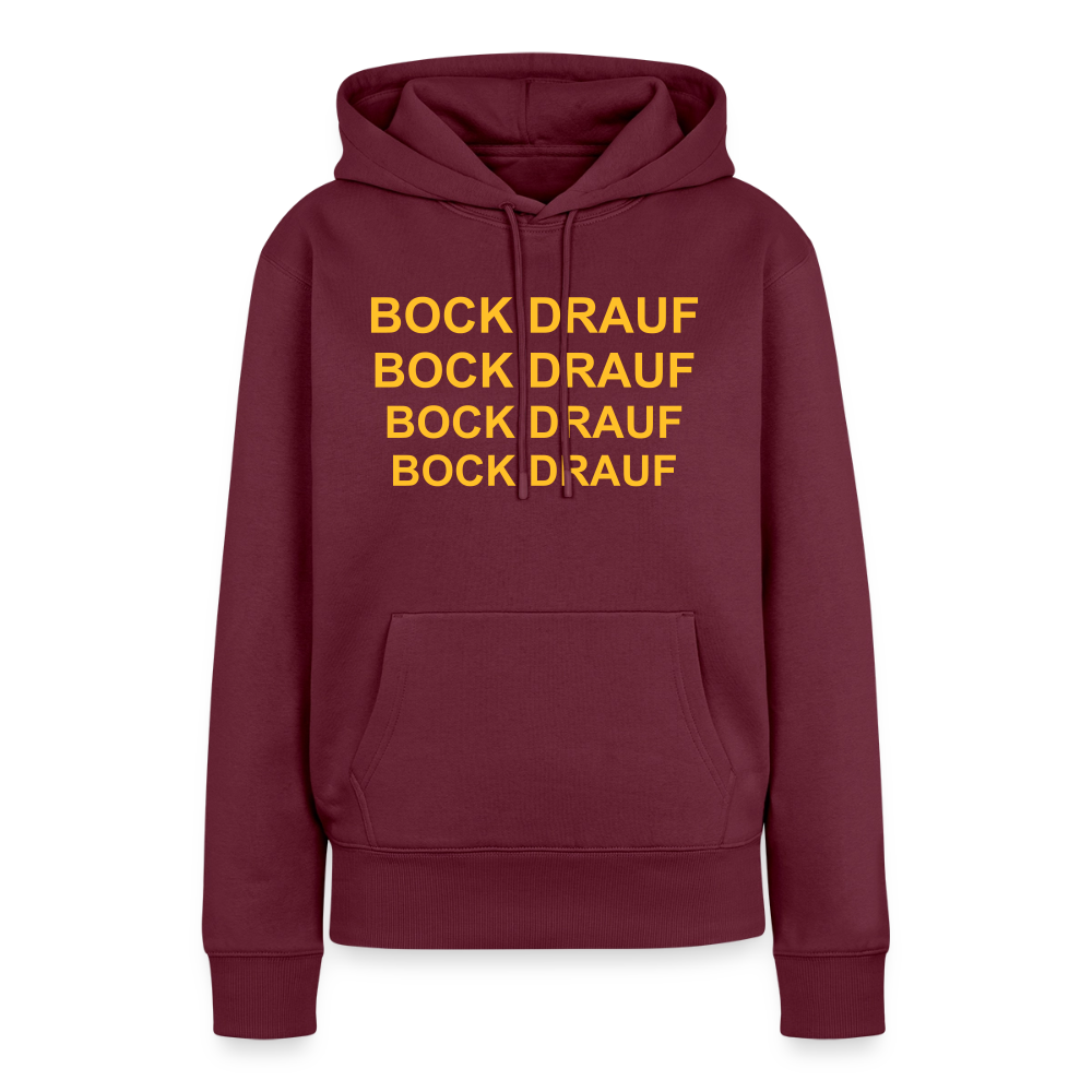 BOCK DRAUF Premium Hoodie Woman - burgundy