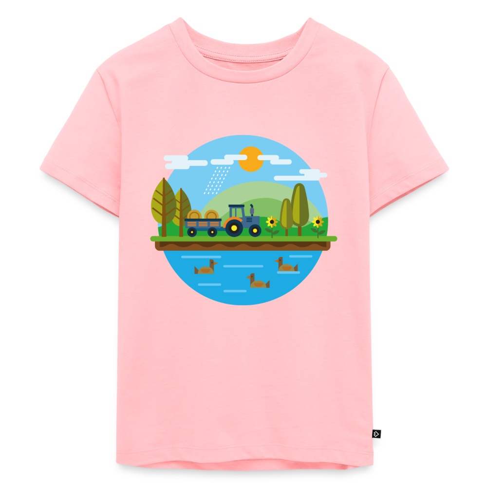 Bauernhof Premium Kinder T-Shirt - rose