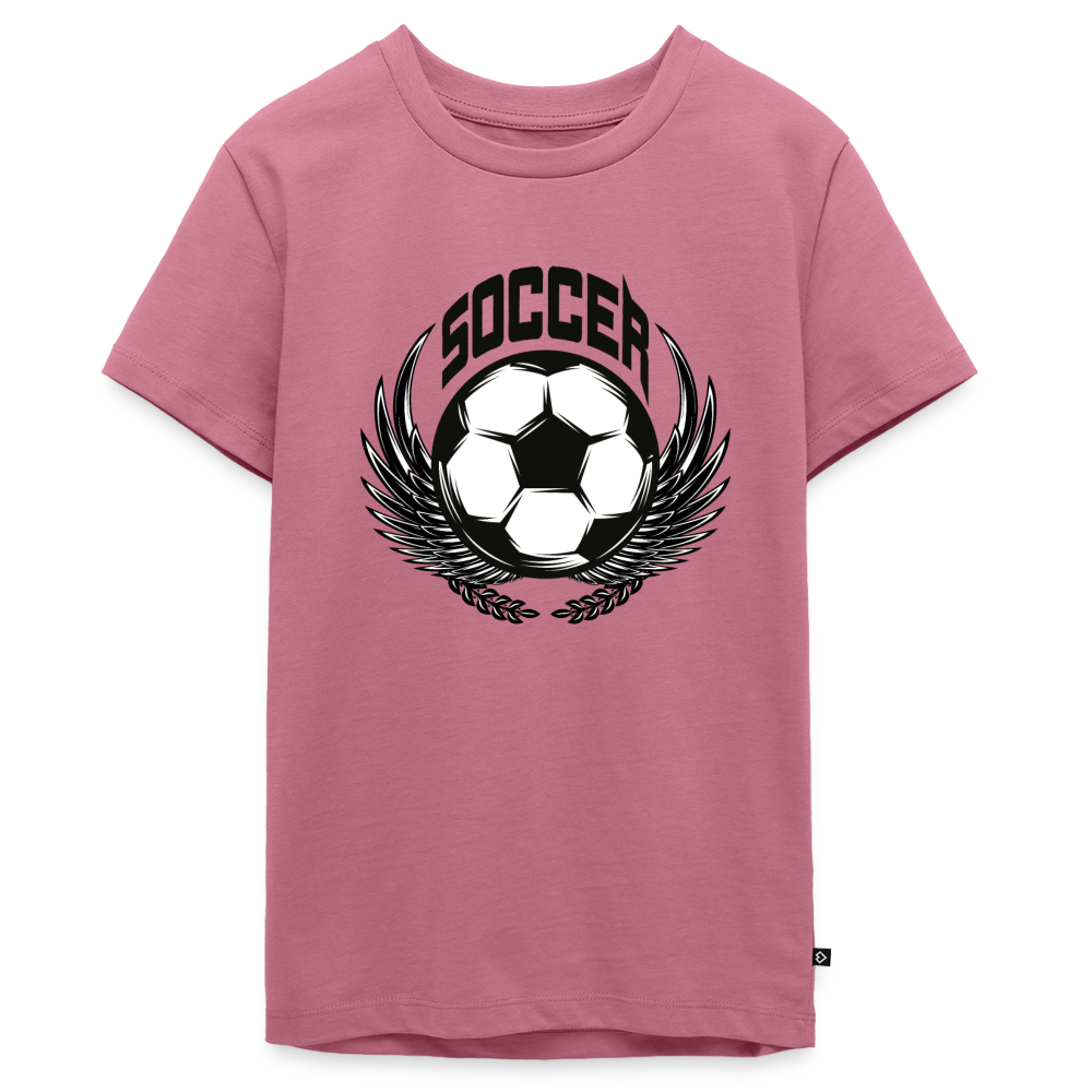 Fussball Premium Teenager T-Shirt - mauve
