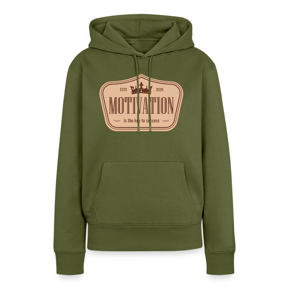 Motivations Premium Hoodie Woman - khaki