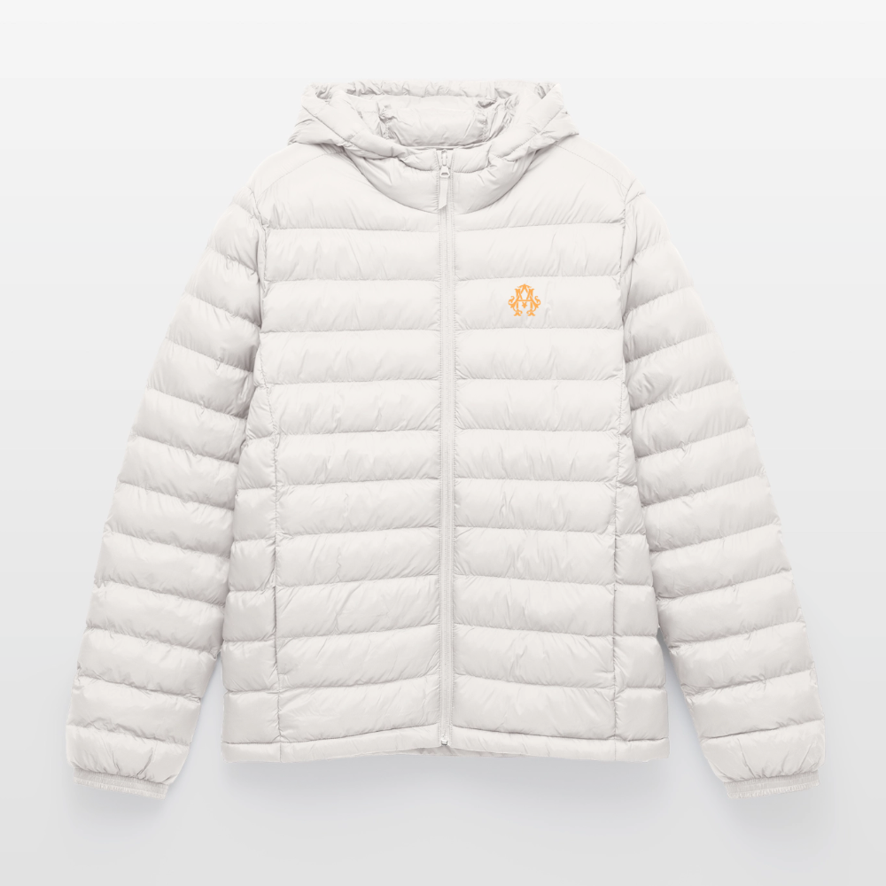 adligemotivations Logo Puffer Winterjacke - off white