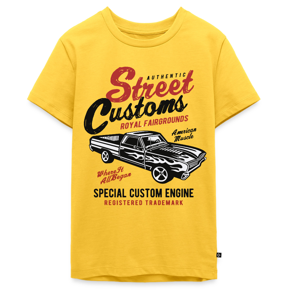 STREET CUSTOMS Premium Teenager T-Shirt - sun yellow