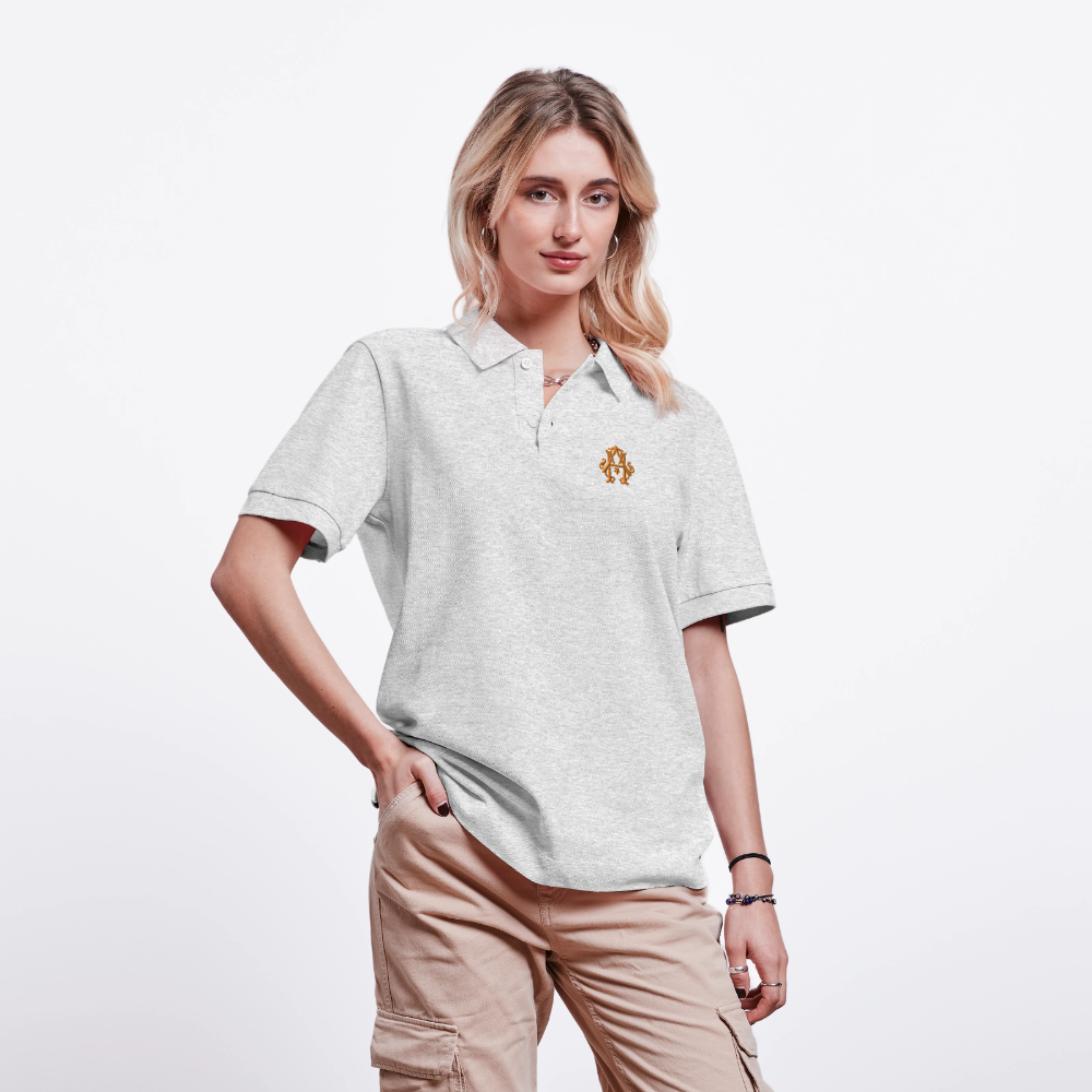 adligemotivations Logo Premium Polo Shirt - heather white