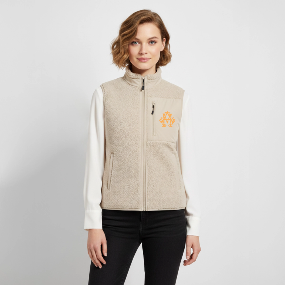adligemotivations Logo Sherpa - Weste - beige