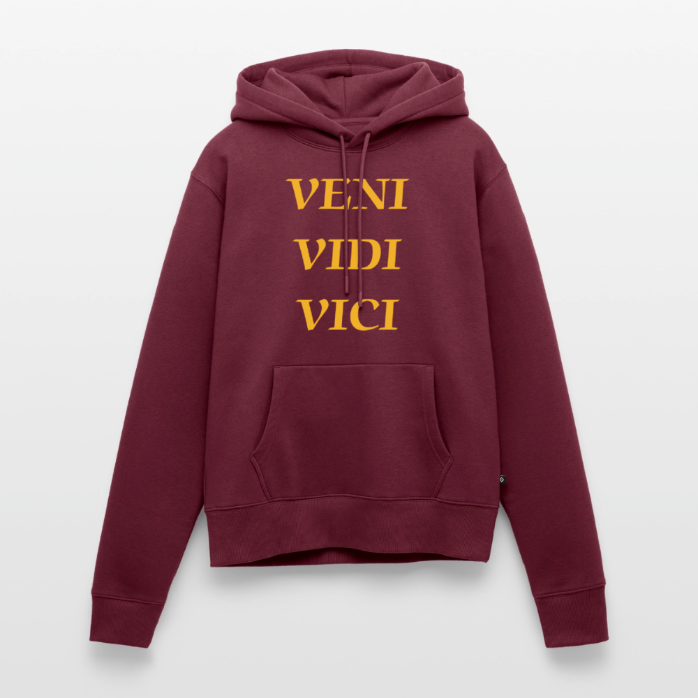 Veni, vidi, vici Premium Hoodie Woman - burgundy