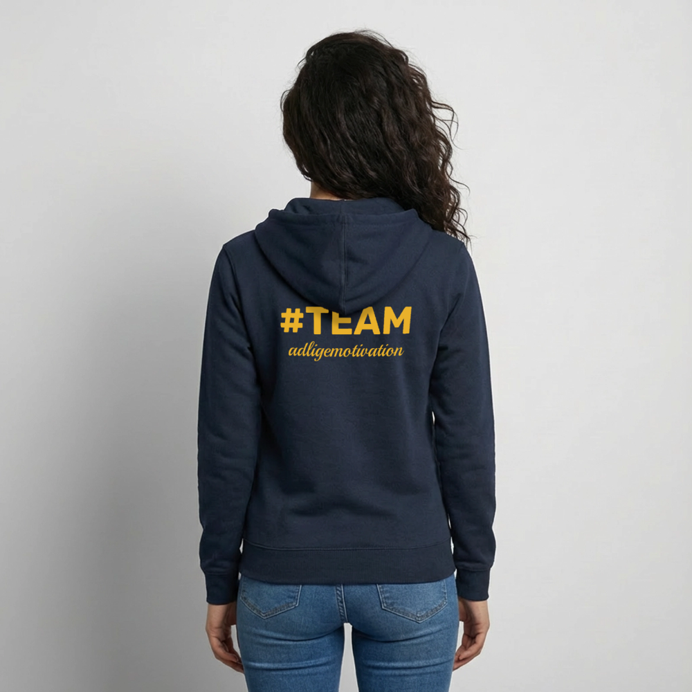 #TEAM adligemotivation Sweatjacke - navy