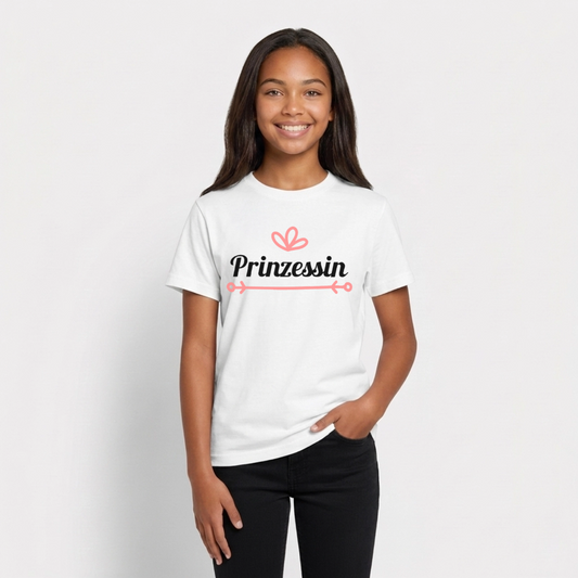 Prinzessin T-Shirt Teenager - white