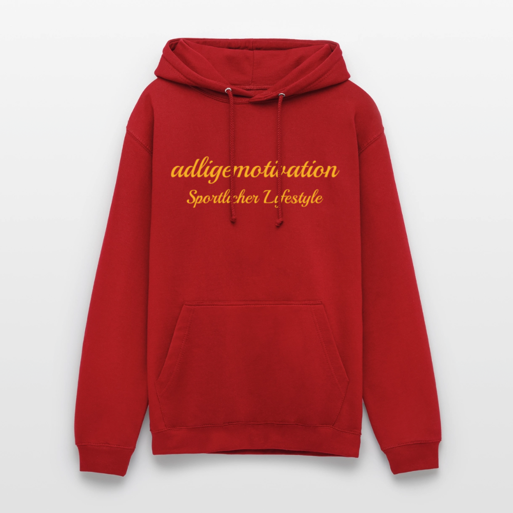 Sportlicher Lifestyle Hoodie - red