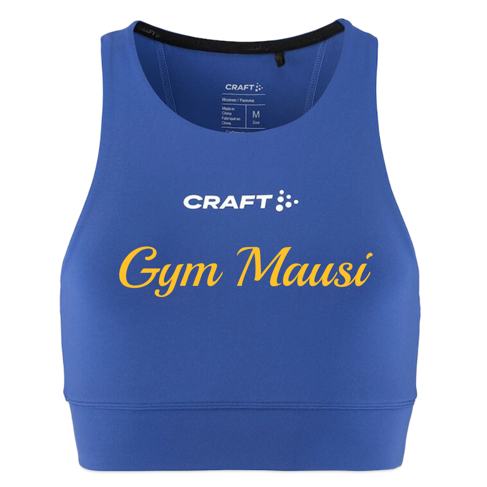 Gym Mausi Craft Crop Top - deep royal