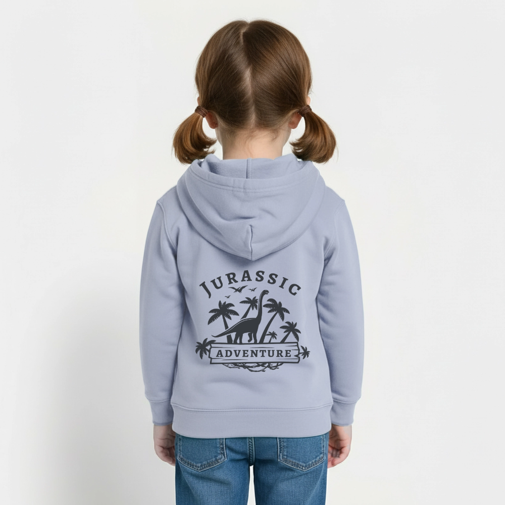 Dinosaurier Premium Kinder Hoodie - lavender-violet