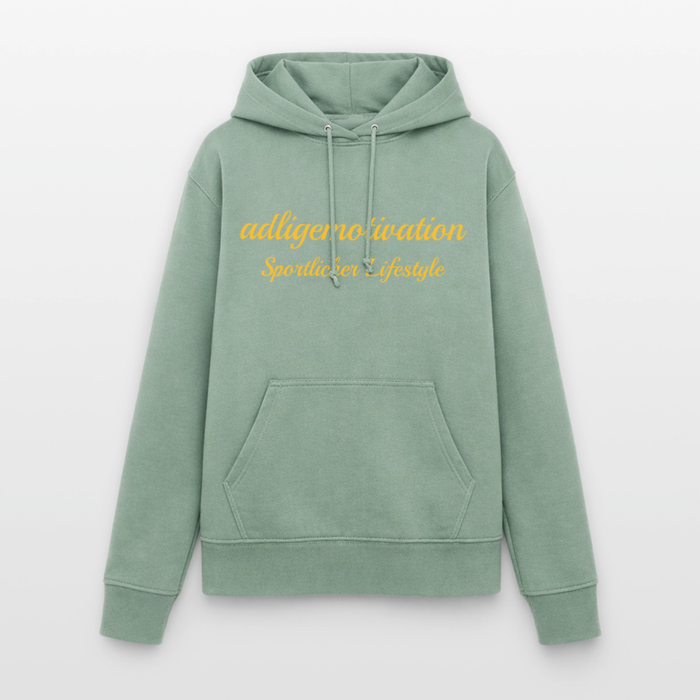 sportlicher Lifestyle Hoodie - steel green
