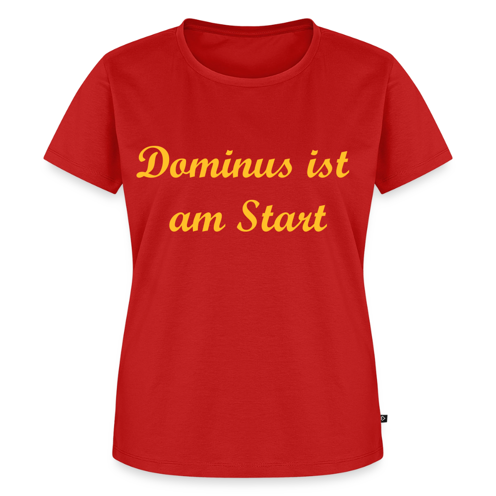 Dominus ist am Start Premium T-Shirt Woman - red