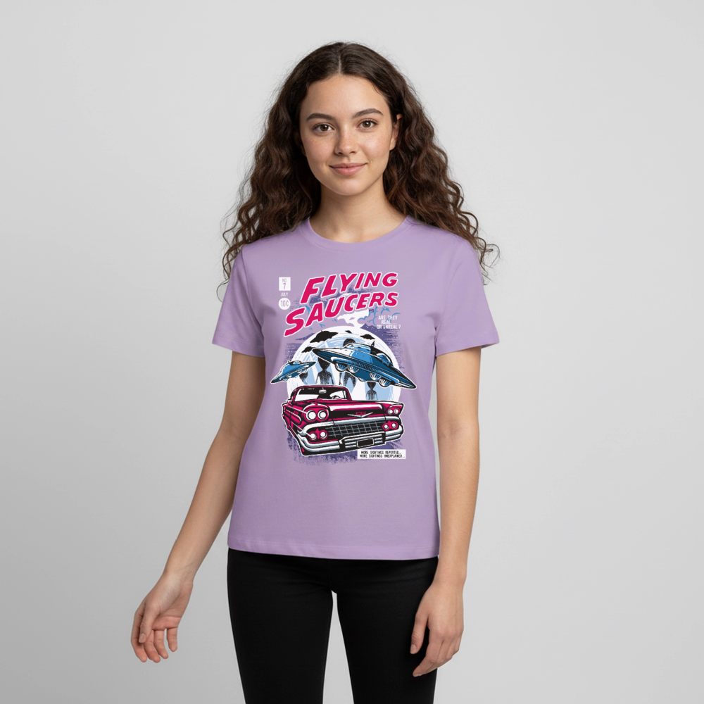 FLYING SAUCERS Premium Teenager T-Shirt - lavender