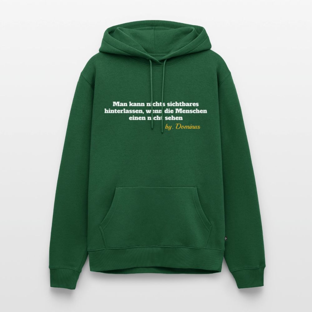Zitat Aufdruck Premium Hoodie - bottle green