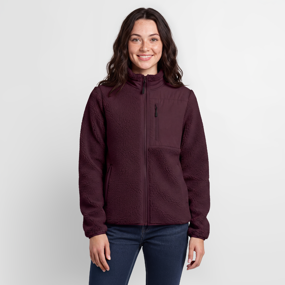 Sherpajacke - maroon