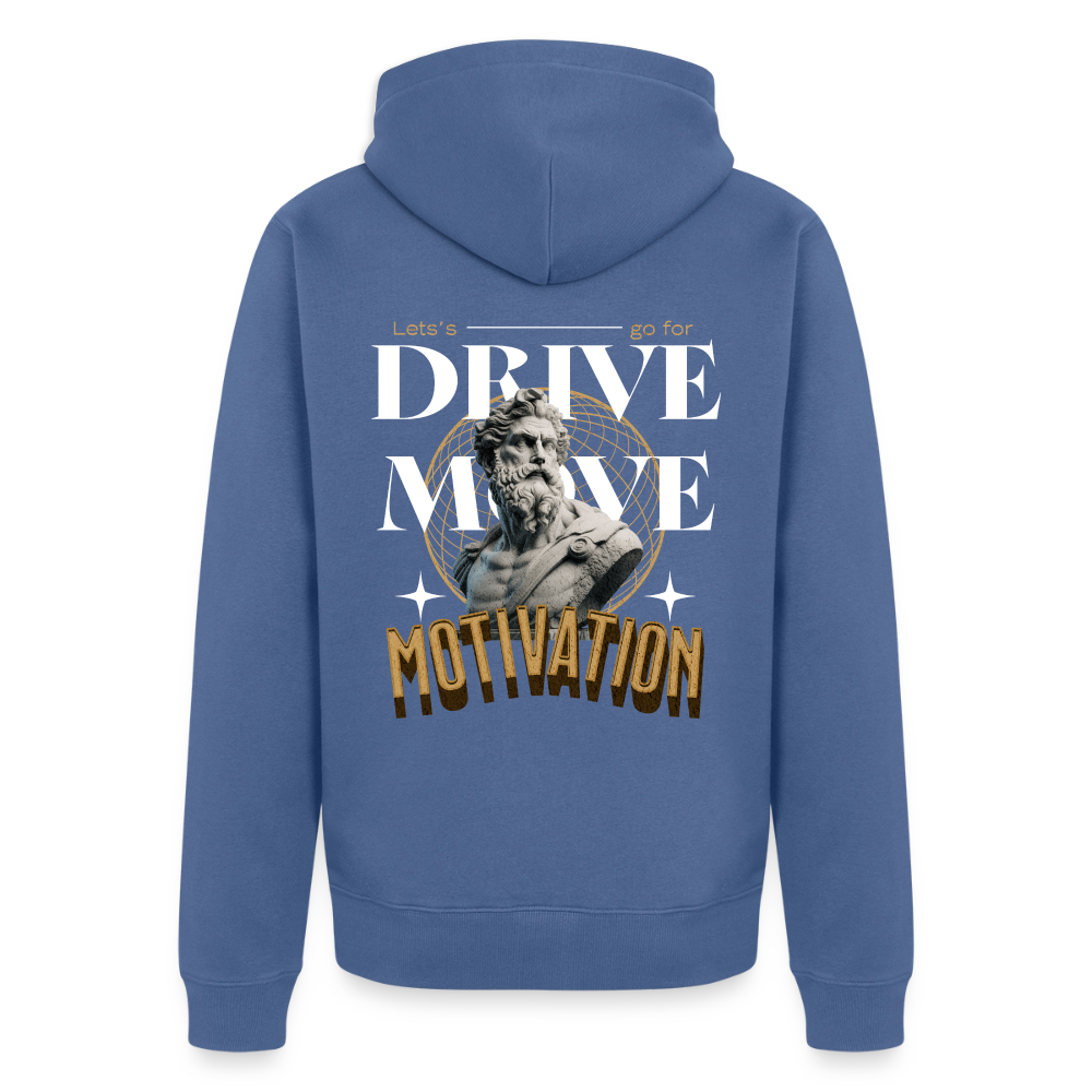 Motivation Premium Kapuzenjacke - stone blue
