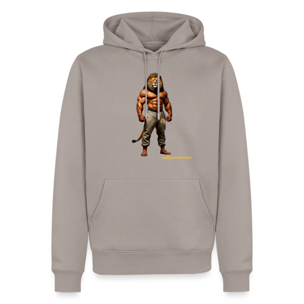 Löwenmann Premium Hoodie - taupe