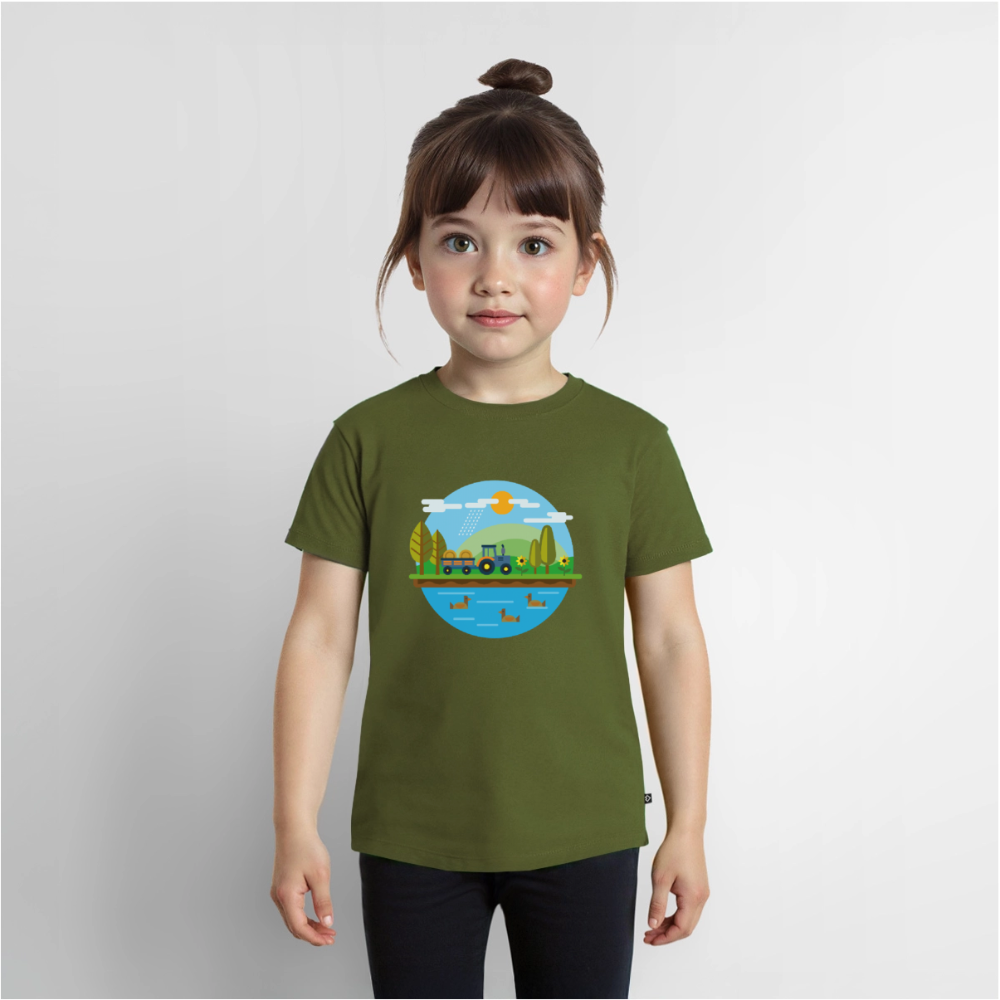 Bauernhof Premium Kinder T-Shirt - khaki