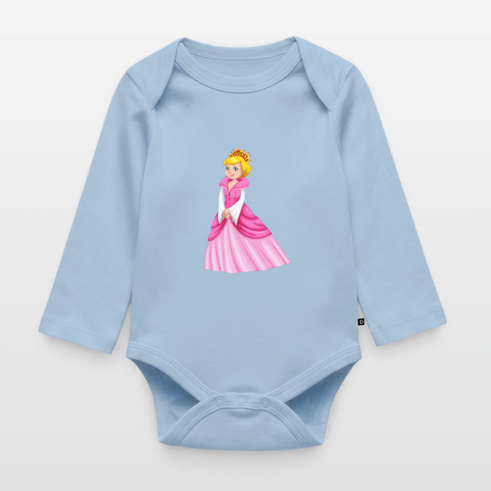 Prinzessin Premium Baby Langarm-Body - light blue