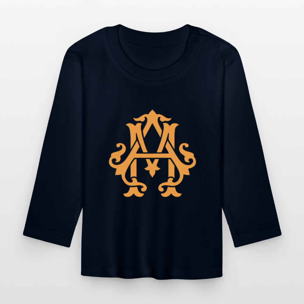 adligemotivation Premium Logo Baby Langarmshirt - navy