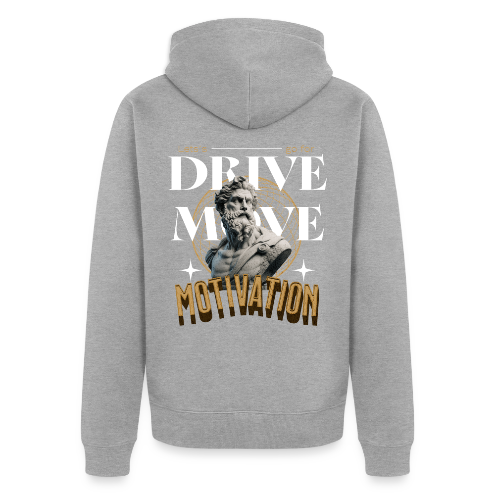 Motivation Premium Kapuzenjacke - heather grey