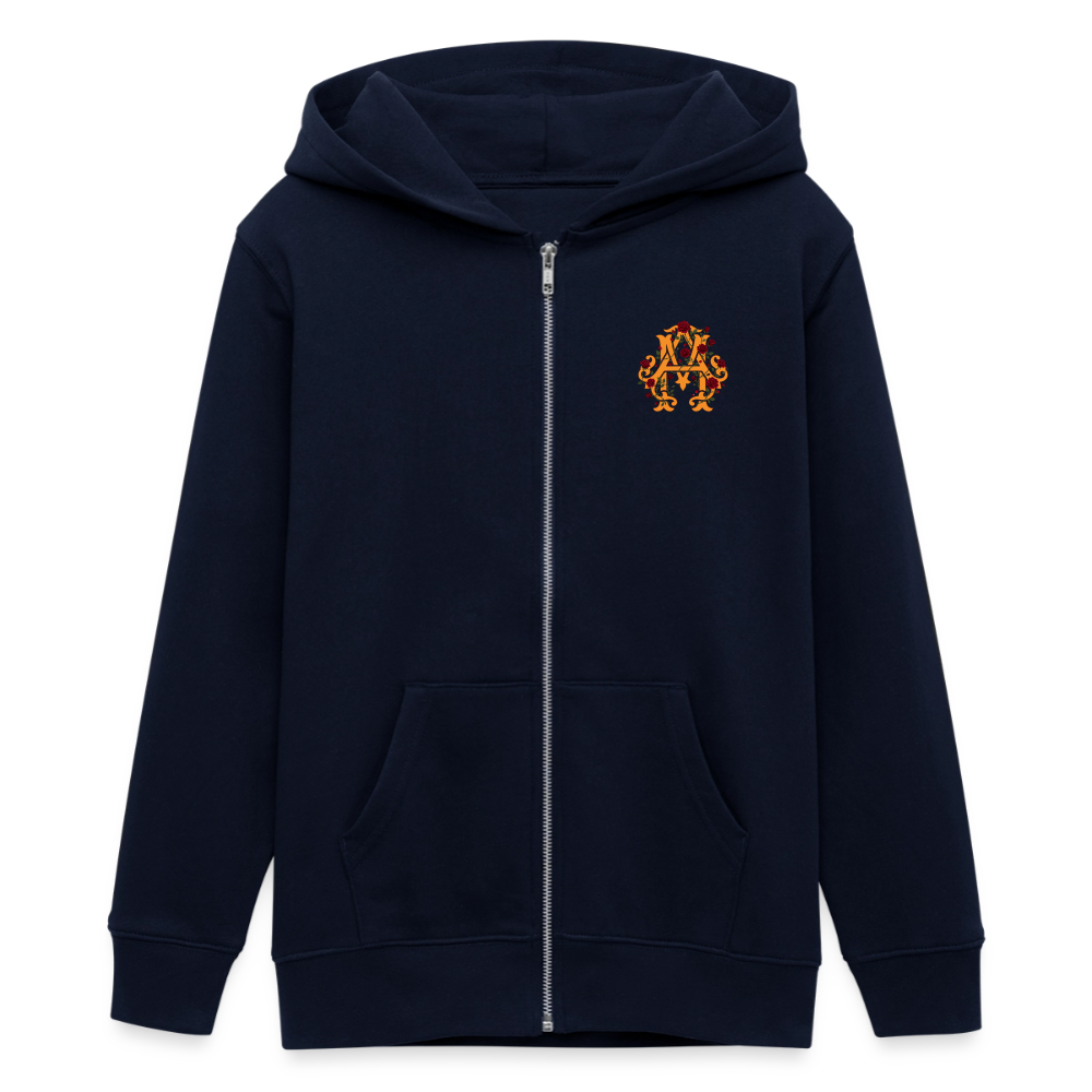 FAITH, HOPE, LOVE Premium Kapuzenjacke - navy