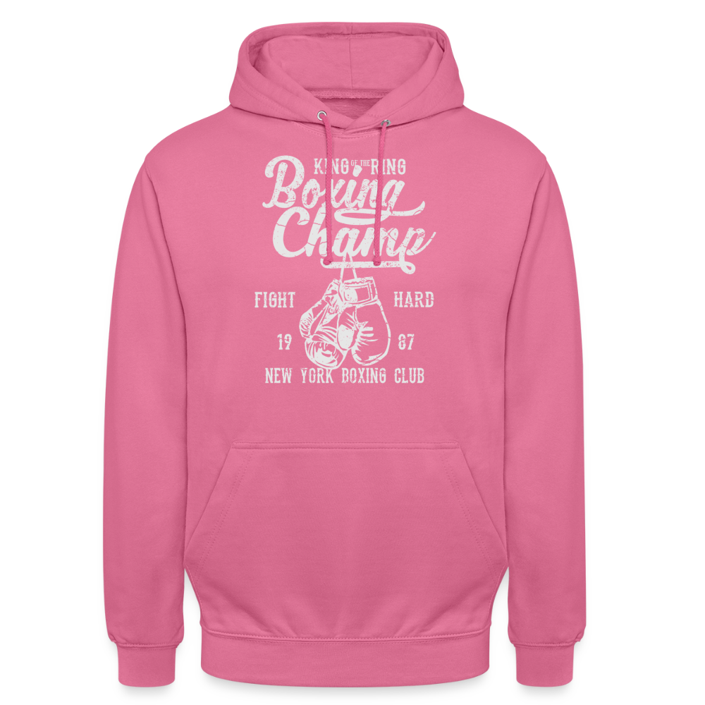 Boxing Champ Hoodie - pink
