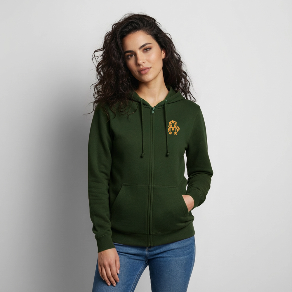 #TEAM adligemotivation Sweatjacke - forest green