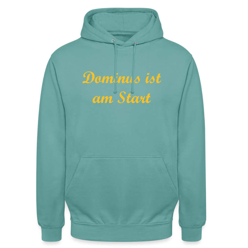 Dominus ist am Start Hoodie - pastel turquoise