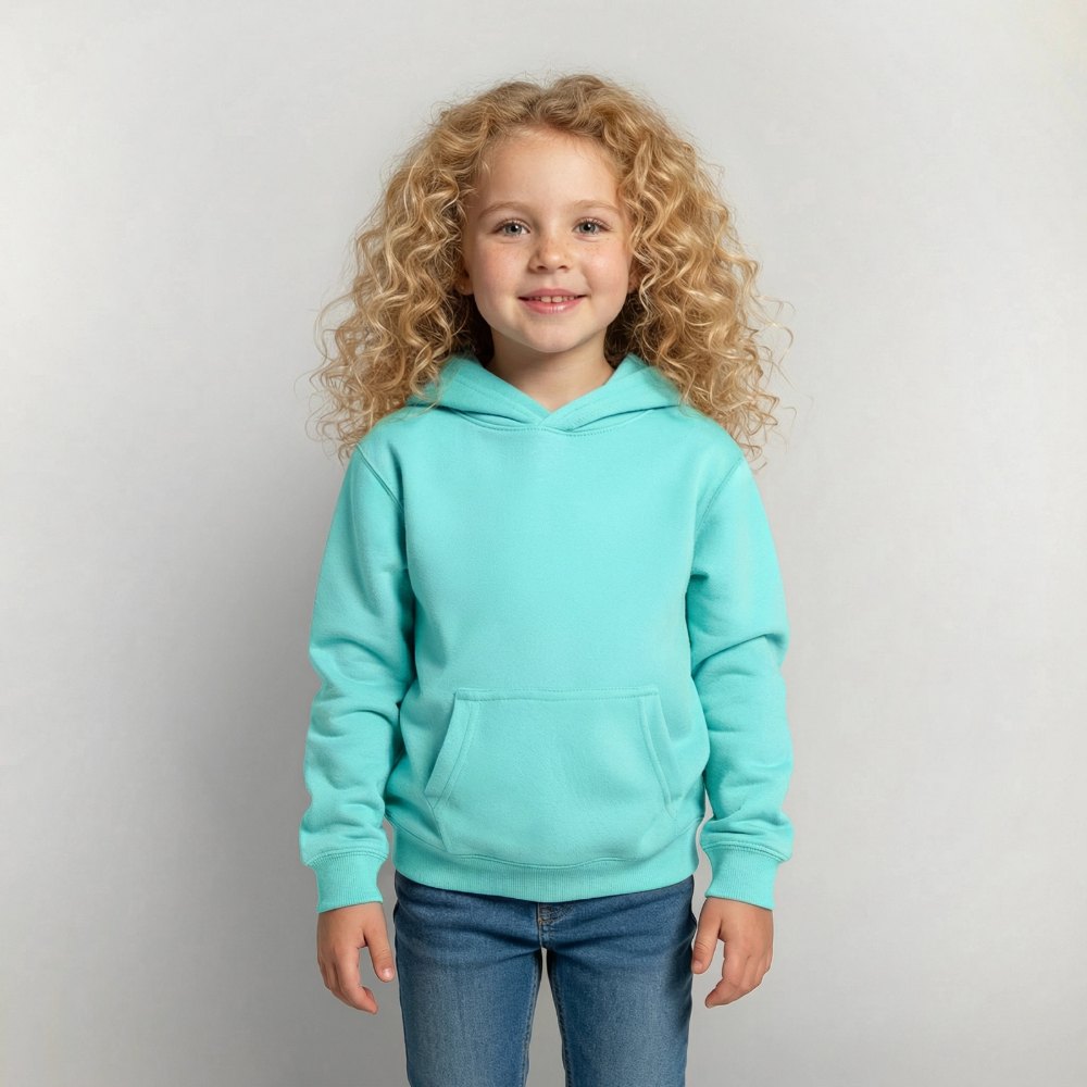 Bauernhof Kinder Hoodie - peppermint