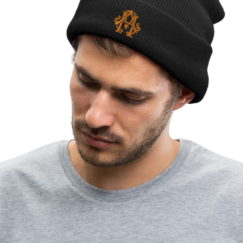 adligemotivations Logo Wintermütze - black