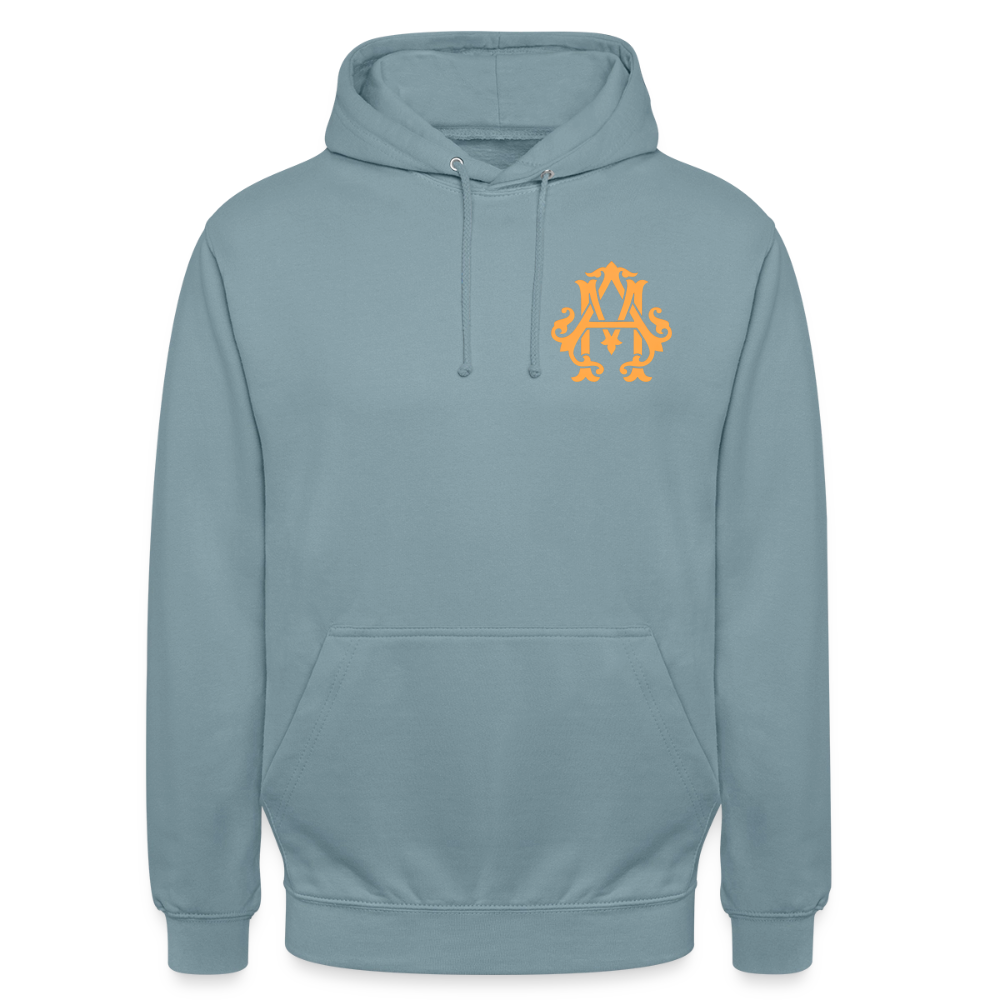 #TEAM adligemotivation Logo Hoodie - stonewash blue