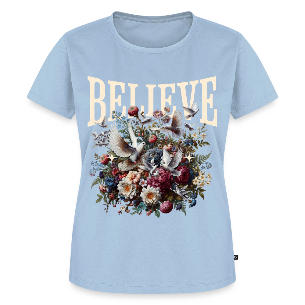 BELIEVE Premium T-Shirt - light blue