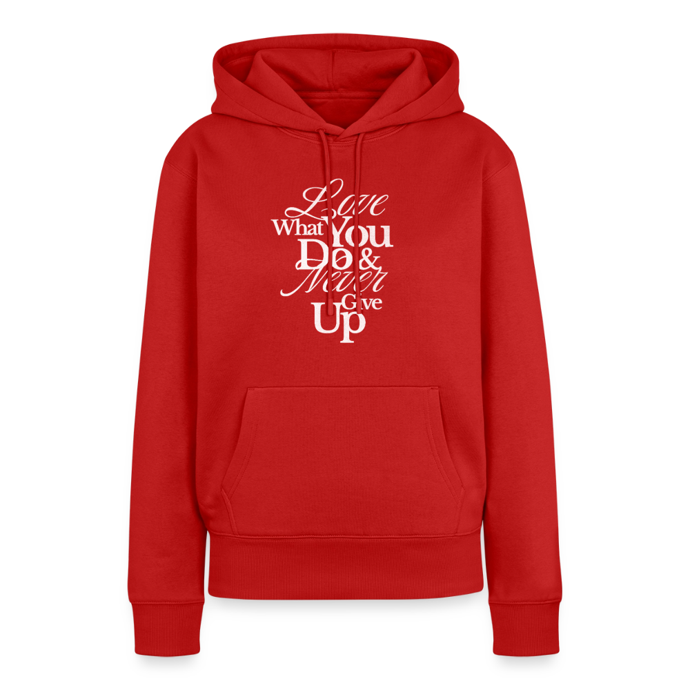 Love What You Do Premium Hoodie - red