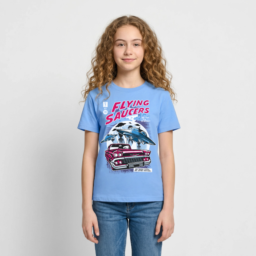 FLYING SAUCERS Teenager T-Shirt - sky blue