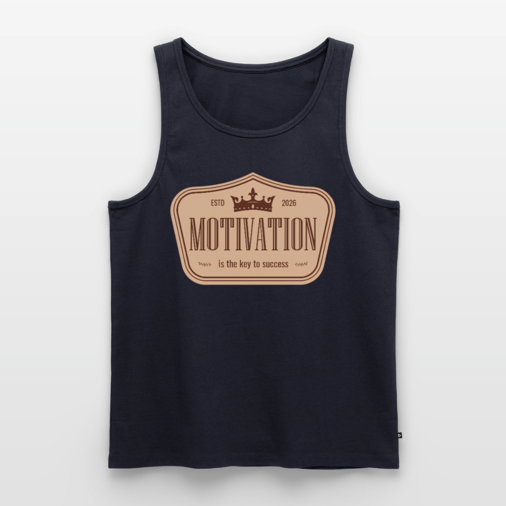 Motivations Premium Tank Top - navy