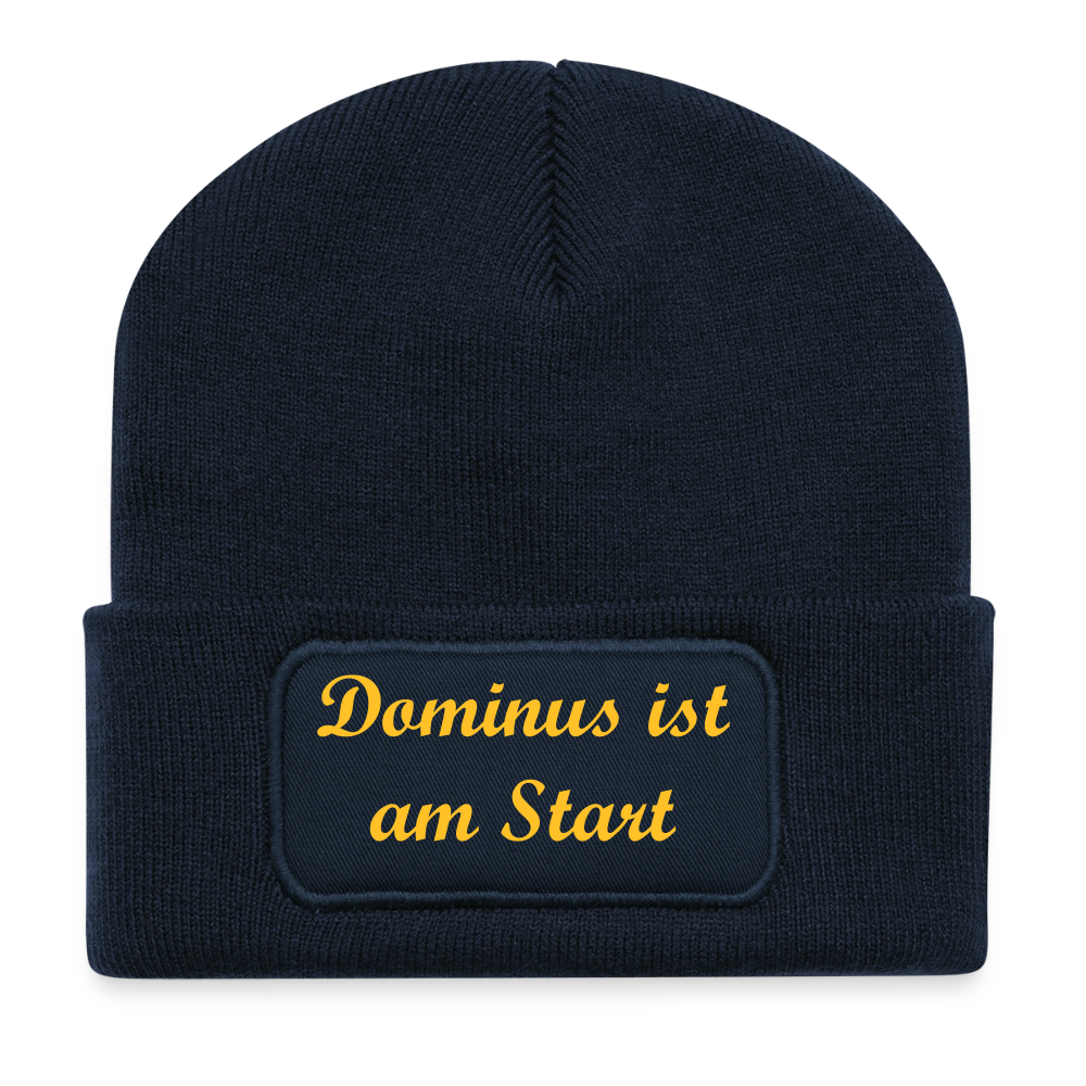 Dominus ist am Start Mütze - french navy