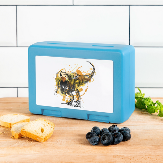 Dinosaurier Brotdose - sapphire blue