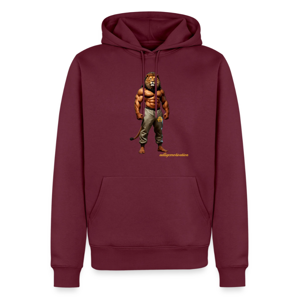 Löwenmann Premium Hoodie - burgundy