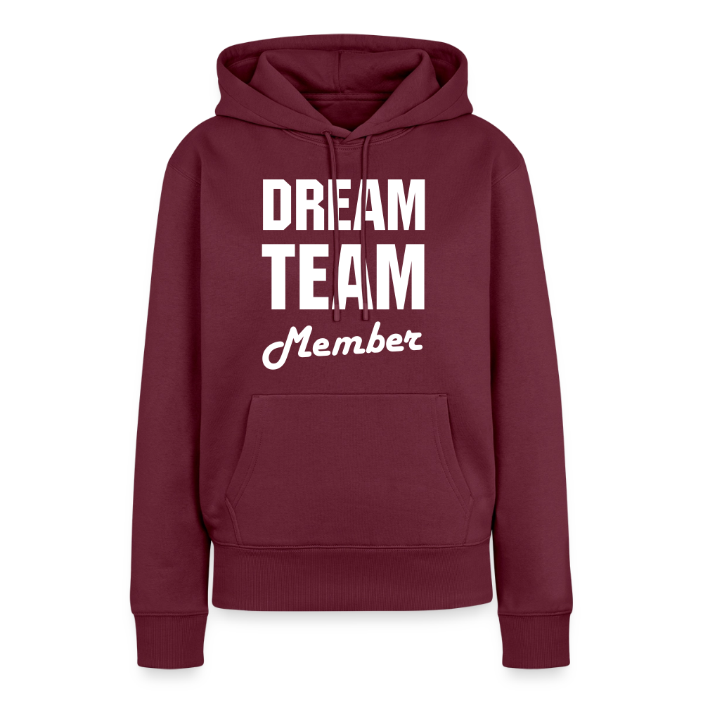 Dreamteam Premium Hoodie Woman - burgundy