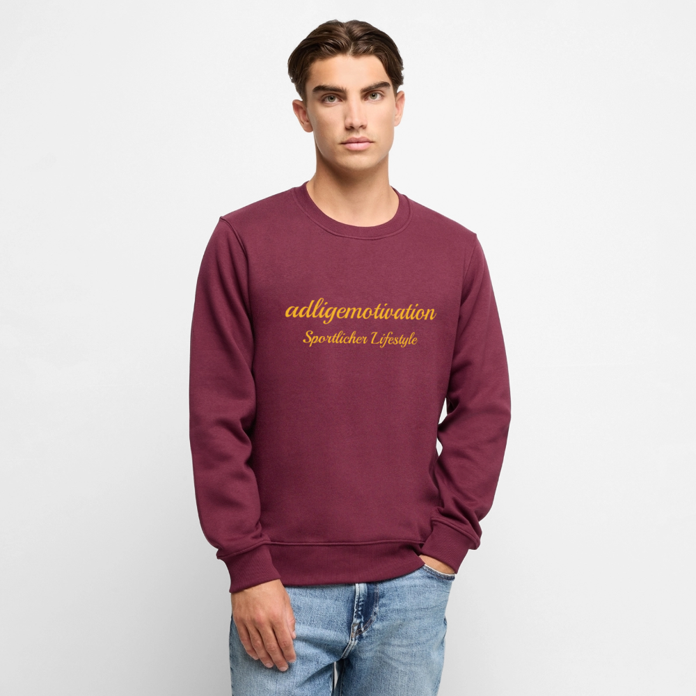 Sportlicher Lifestyle Premium Sweatshirt - burgundy
